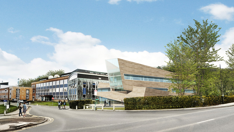 Daniel Libeskind unveils timber-clad physics centre for Durham University
