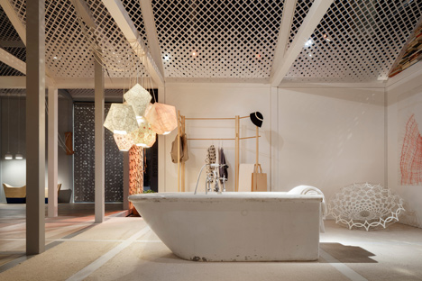 Das Haus 2014 house of the future concept by Louise Campbell at imm cologne