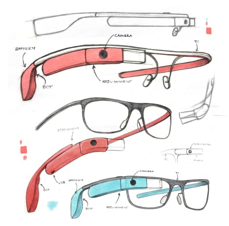 Google Glass was designed by sketching by hand says lead designer Isabelle Olsson