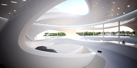 Jazz Unique Circle Superyacht by Zaha Hadid for Blohm and Voss