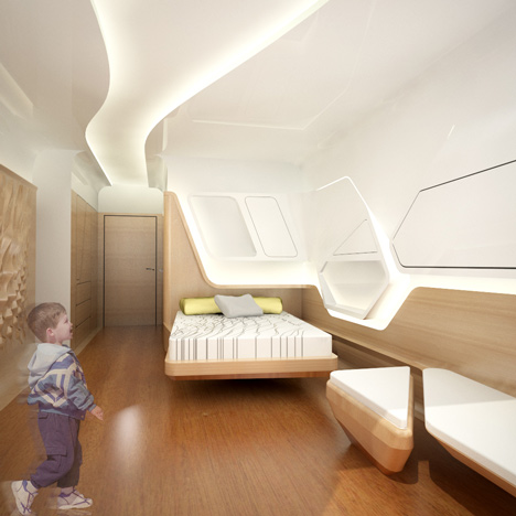 Zaha Hadid designs apartment for Ronald McDonald charity house