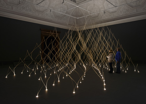 Kuma's Pavilion of Incense at the Royal Academy of Art's Sensing Spaces exhibition
