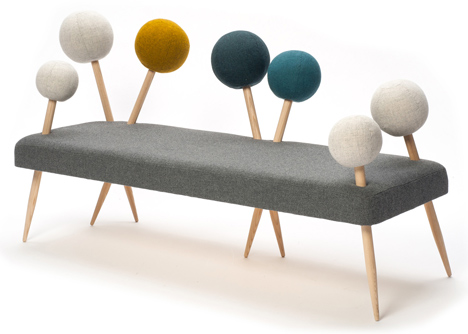 Sofa based on a pin cushion by Demeter Fogarasi