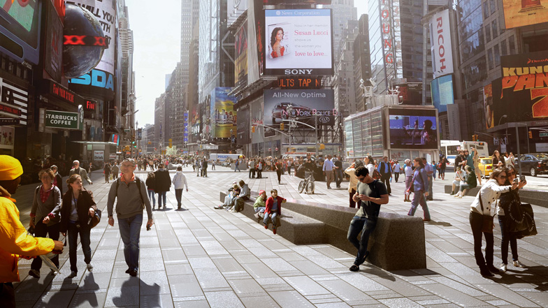 Snøhetta completes phase one of Times Square transformation