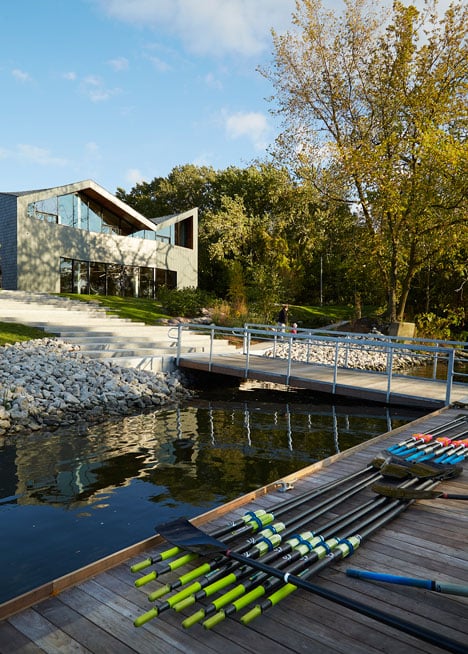 Studio Gang's Chicago boathouse designed to echo the rhythms of rowing