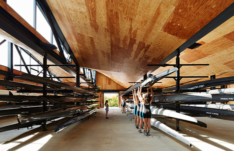 Studio Gang's Chicago boathouse designed to echo the rhythms of rowing