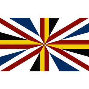 Flag 150cm x 90cm Union Jack Blue & Yellow 5ft x 3ft UK 