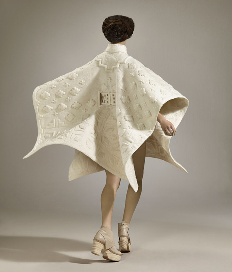 Fashion collection woven from Uruguayan wool by Mercedes Arocena and Lucia Benitez