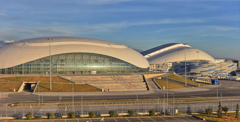 Fisht Olympic Stadium by Populous for Sochi 2014 winter games