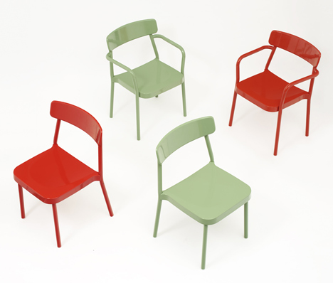 Samuel Wilkinson designs Grace collection of aluminium furniture