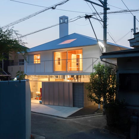 House in Kawanishi by Tato Architects&ltbr /&gt with hipped roof and stilts