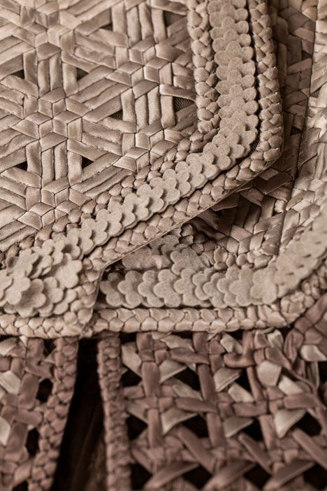 Material detail at BE OPEN Made In India exhibition