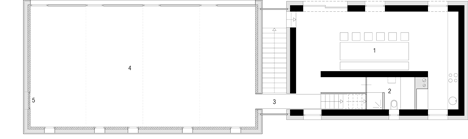 Ground floor plan of Multi family house in Eichgraben by Franz Architekten