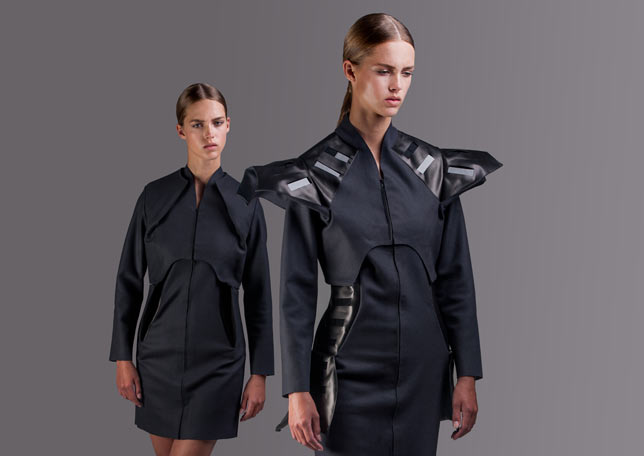 Pauline van Dongen's Solar Wear coat