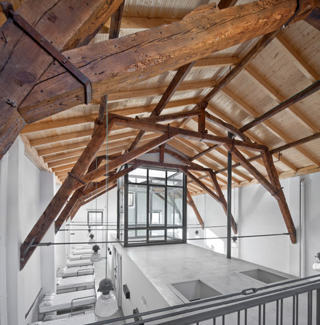 Pilgrim Hostel by Sergio Rojo provides rest stop on a medieval travellers route