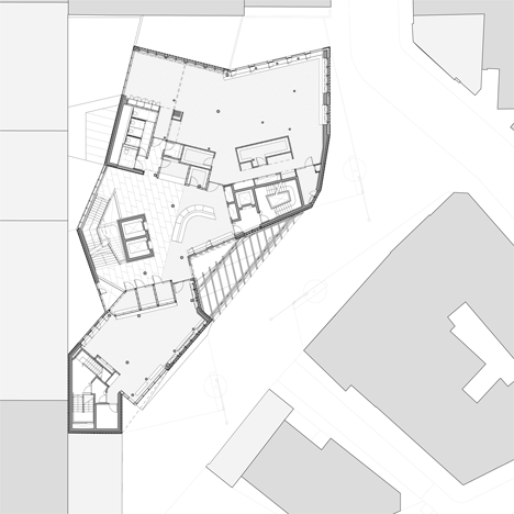 Third floor plan of Saw Swee Hock Student Centre at London School of Economics