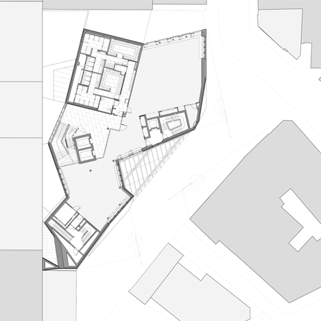 Second floor plan of Saw Swee Hock Student Centre at London School of Economics