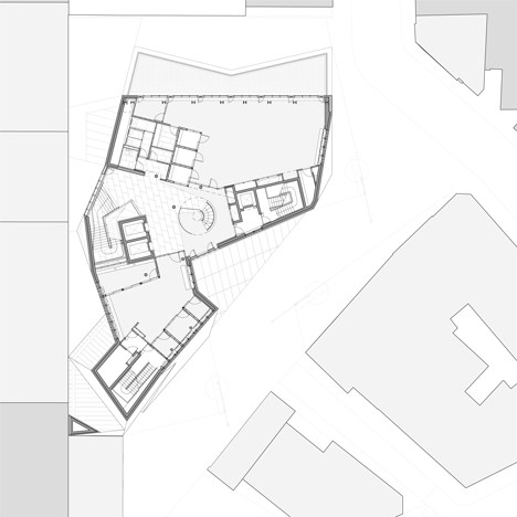 First floor plan of Saw Swee Hock Student Centre at London School of Economics