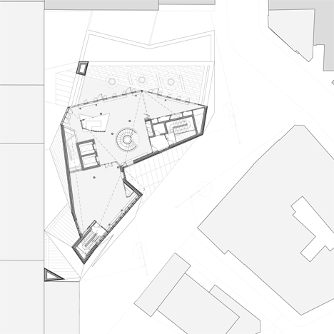 Ground floor plan of Saw Swee Hock Student Centre at London School of Economics