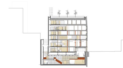 Section one of Saw Swee Hock Student Centre at London School of Economics