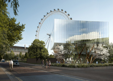 Shell Centre Pavilion by Marks Barfield