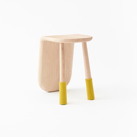 Nendo bases furniture for Walt Disney Japan on Winnie-the-Pooh characters
