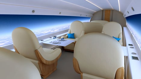 World's first supersonic private jet will replace windows with live-streaming screens