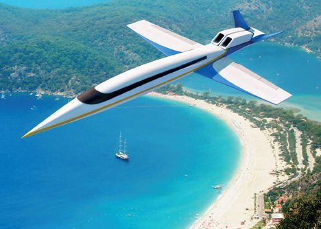 World's first supersonic private jet will replace windows with live-streaming screens