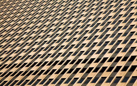Alexander Jacques transforms architectural facades into abstract patterns