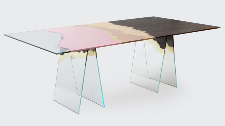 Discarded materials from Milanese homes used to make furniture by Atelier Biagetti