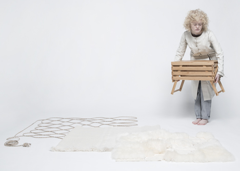 Studio Makkink & Bey create furniture for a nomadic living room