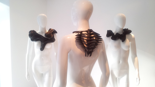 Daniel Widrig Kinesis 3D-printed body adornments for Luminaire