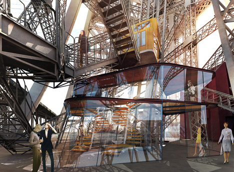 New first floor for the Eiffel Tower by Moatti-Rivière Architects nears completion