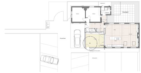 Ground floor plan of From Bake-House to Our House by NRAP Architects