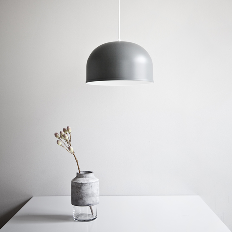 Menu begins production of cloche-shaped lamps by Grethe Meyer