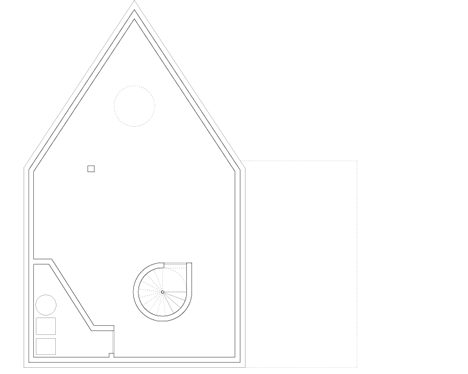 Ground floor plan of House in Balsthal by Pascal Flammer