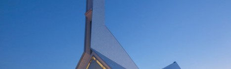 Lofty church in Quebec transformed into a library by Dan Hanganu and Cote Leahy Cardas