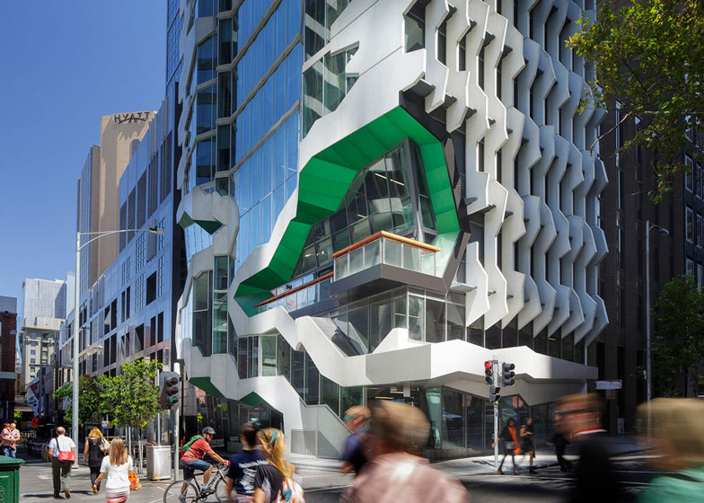 Lyons completes sculptural Melbourne tower for Australian Institute of Architects