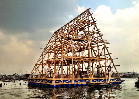 NLE's floating school casts anchor in Lagos Lagoon