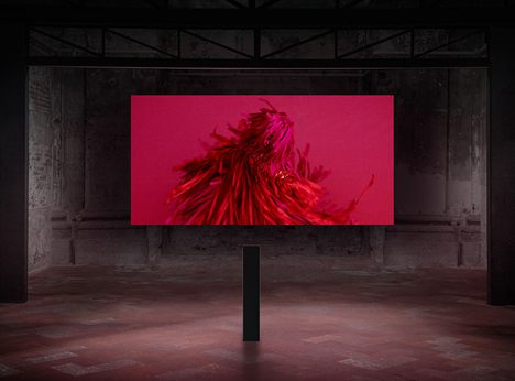 Gestures manipulate interactive fashion films at POST exhibition