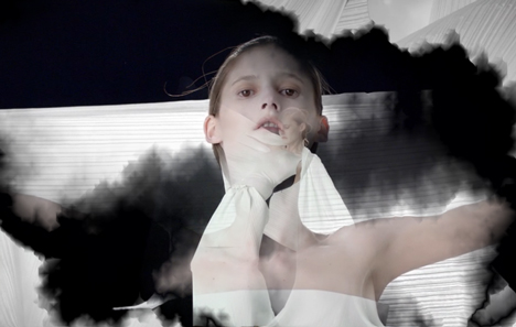 Gestures manipulate interactive fashion films at POST exhibition
