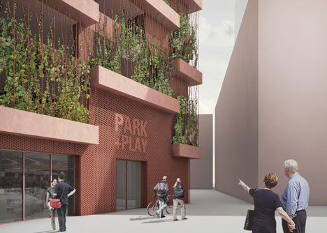 Park n Play car park by JAJA Architects