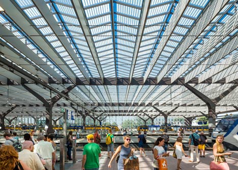 Rotterdam Centraal station redevelopment by Benthem Crouwel Architects, MVSA Architects and West 8