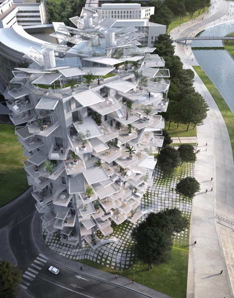 Sou Fujimoto designs tree-inspired tower for Montpellier "modern follies" project