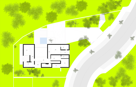 Second floor plan of 07CBE house by Spaceworkers