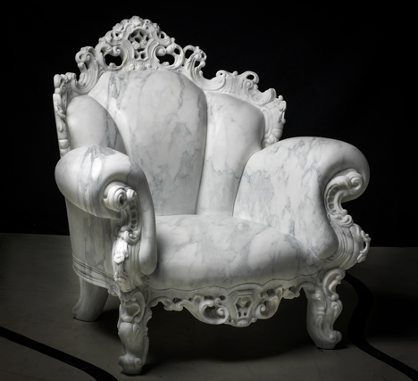 Alessandro Mendini marble Proust chair