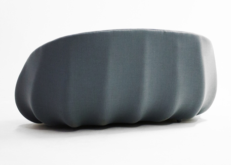 Coquille sofa by Markus Johansson