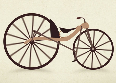 Evolution of the Bicycle by Thallis Vestergaard