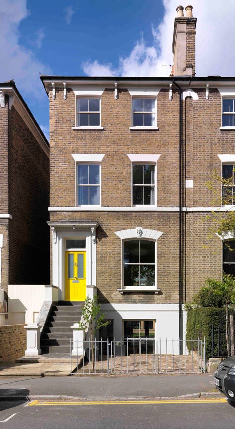 Kilburn Nightingale remodels Hackney townhouse and adds sweet-chestnut joinery