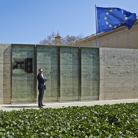 Jordi Bernadó removes doors from Mies van der Rohe's Barcelona Pavilion